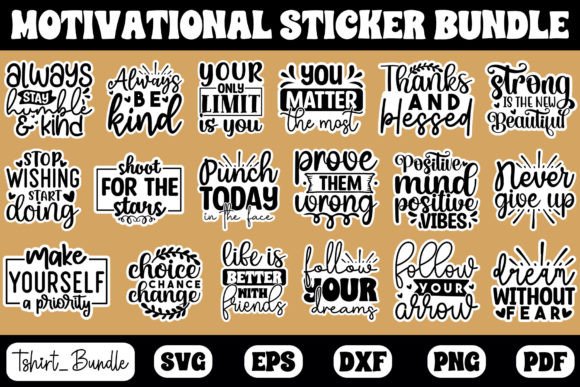 Download Motivational Sticker Bundle - Premium Bundle