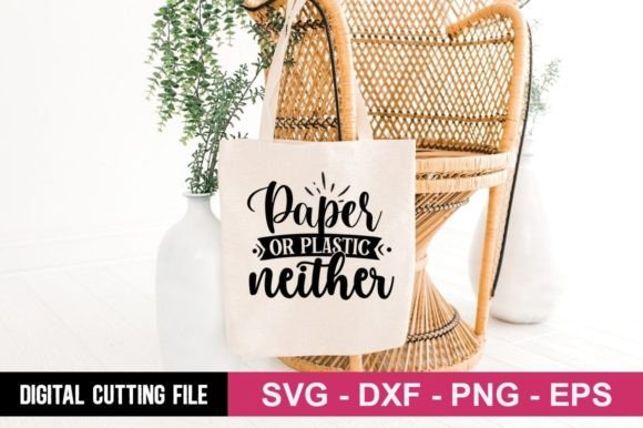 Download Paper or Plastic Neither SVG - Plastic Collection