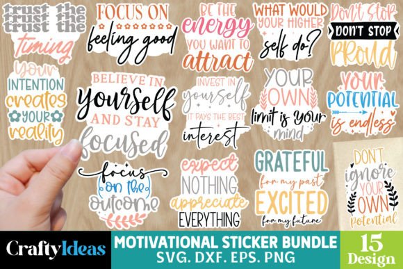 Download Motivational Sticker Bundle - Premium Resources