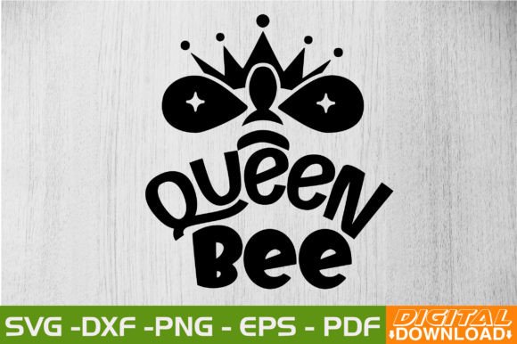 Download Queen Bee SVG Design - Bee svg Collection