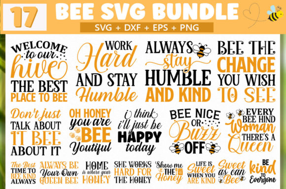 Download Bee SVG Bundle - Bee svg Collection